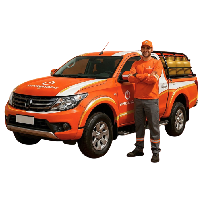 Carro de entrega MW Gás & Água